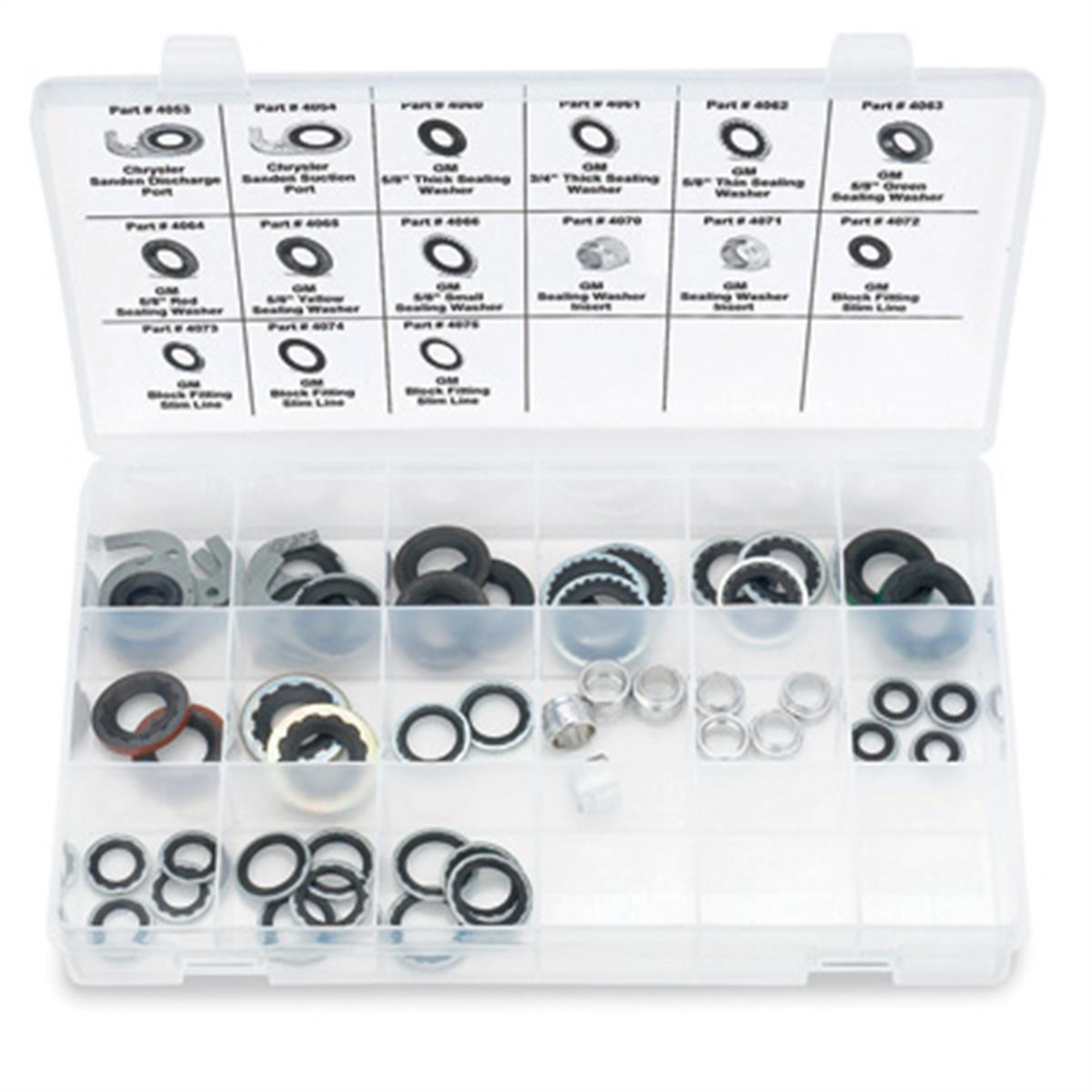 FJC Master Sealing Washer Assortment — 47 Pieces, GM and Chrysler, Model# FJC4296
